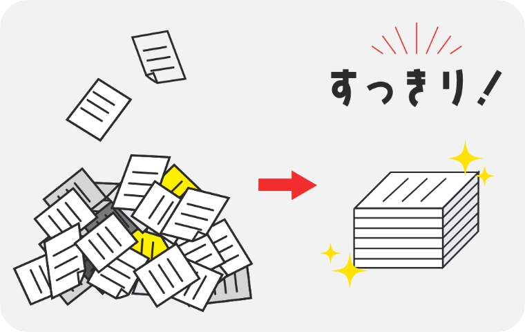 余分な業務もすっきり！
