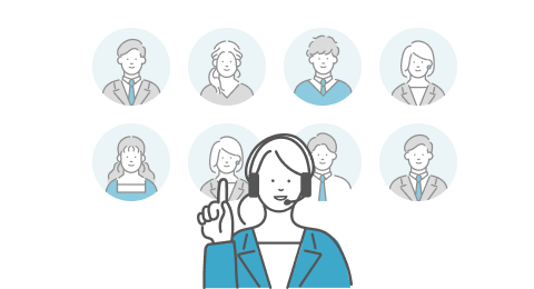 <span>人材紹介</span>の機能も<br>追加できる